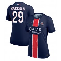 Maglia Calcio Paris Saint-Germain Bradley Barcola #29 Prima Divisa Donna 2024-25 Manica Corta